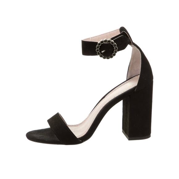 NEW Maje Faria Strappy Pumps in Black Suede size 38 / 7.5 - Picture 1 of 9